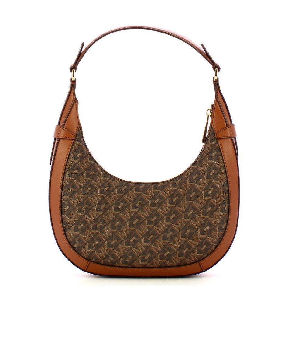 Michael Kors Preston Small Hobo Bag In Brown