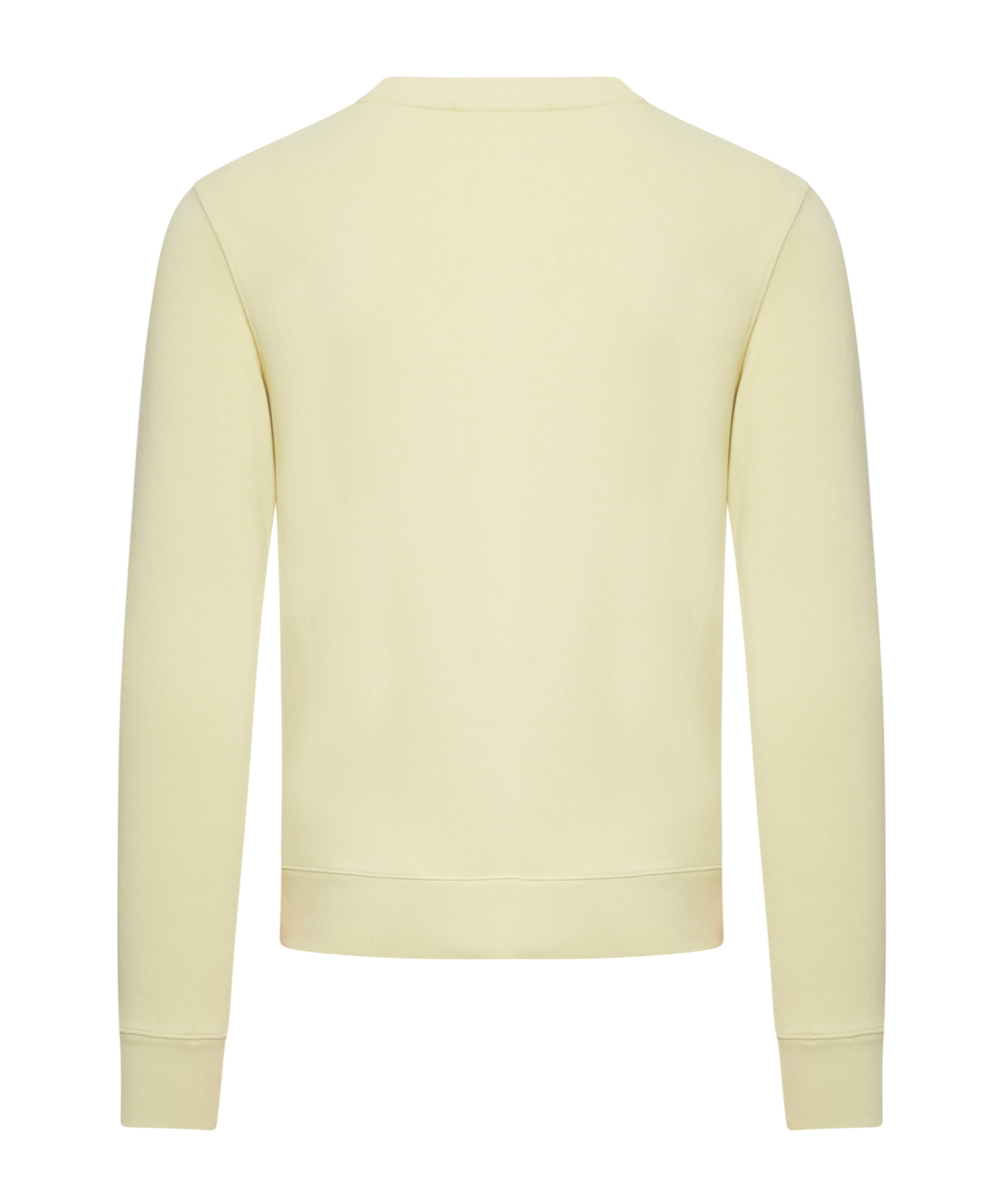 Maison Kitsuné Fox Head Cotton Sweatshirt In White