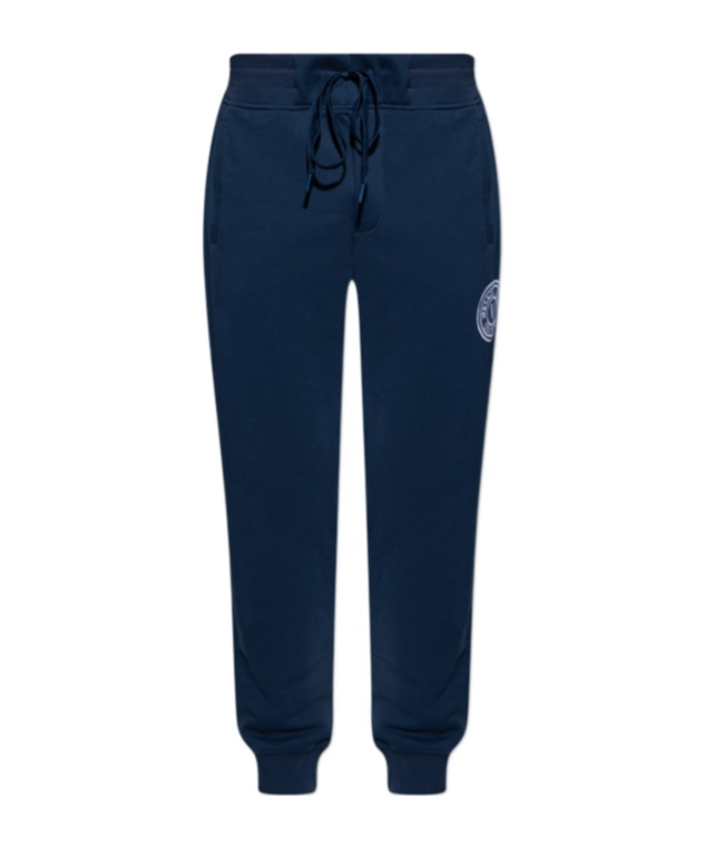 Versace Jeans Elastic Waist Sweatpants In Black