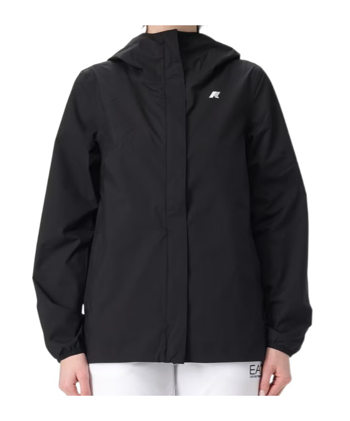 K-way Hooded Casual Jacket In Black