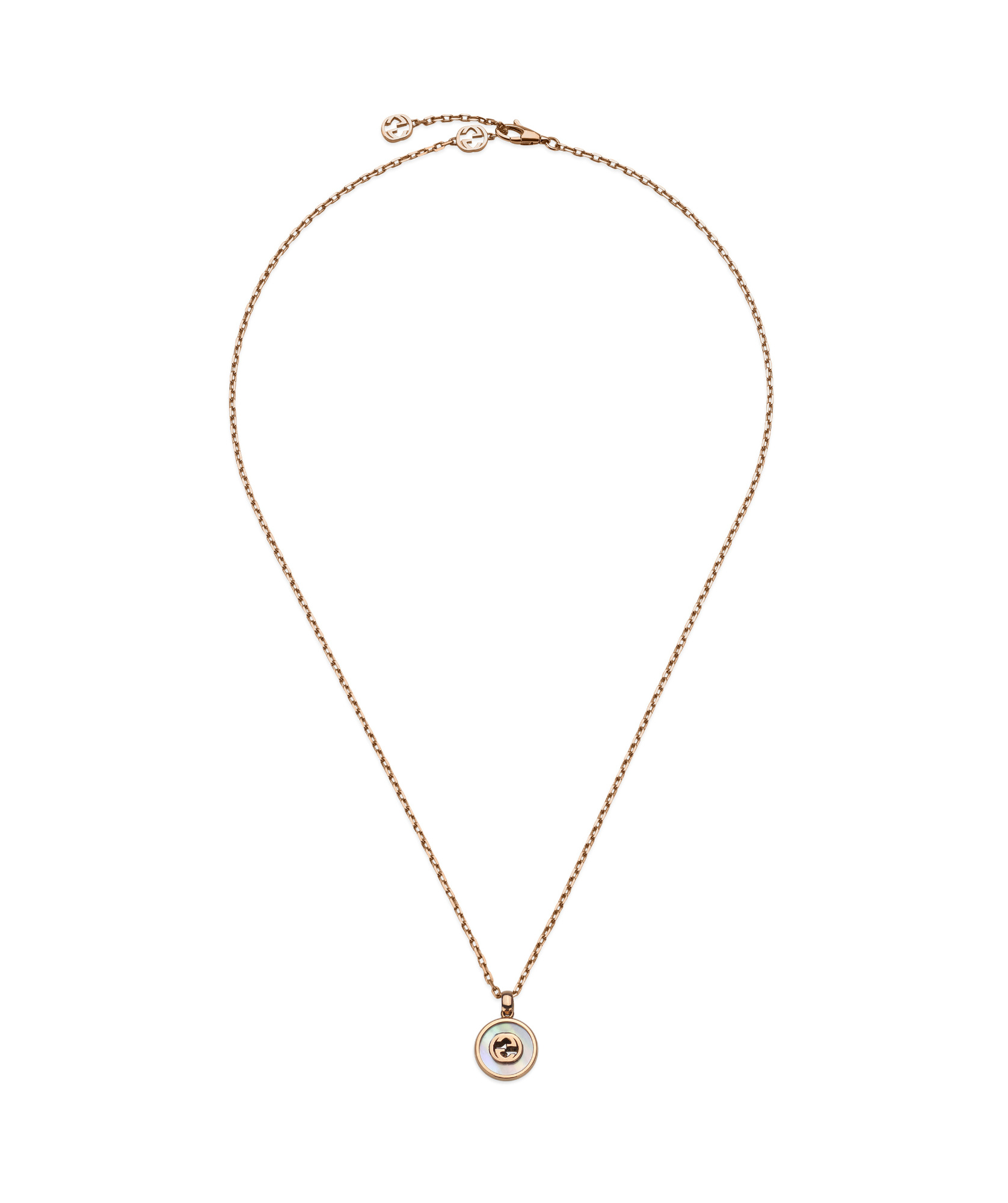 Gucci Interlocking Necklace In Yellow