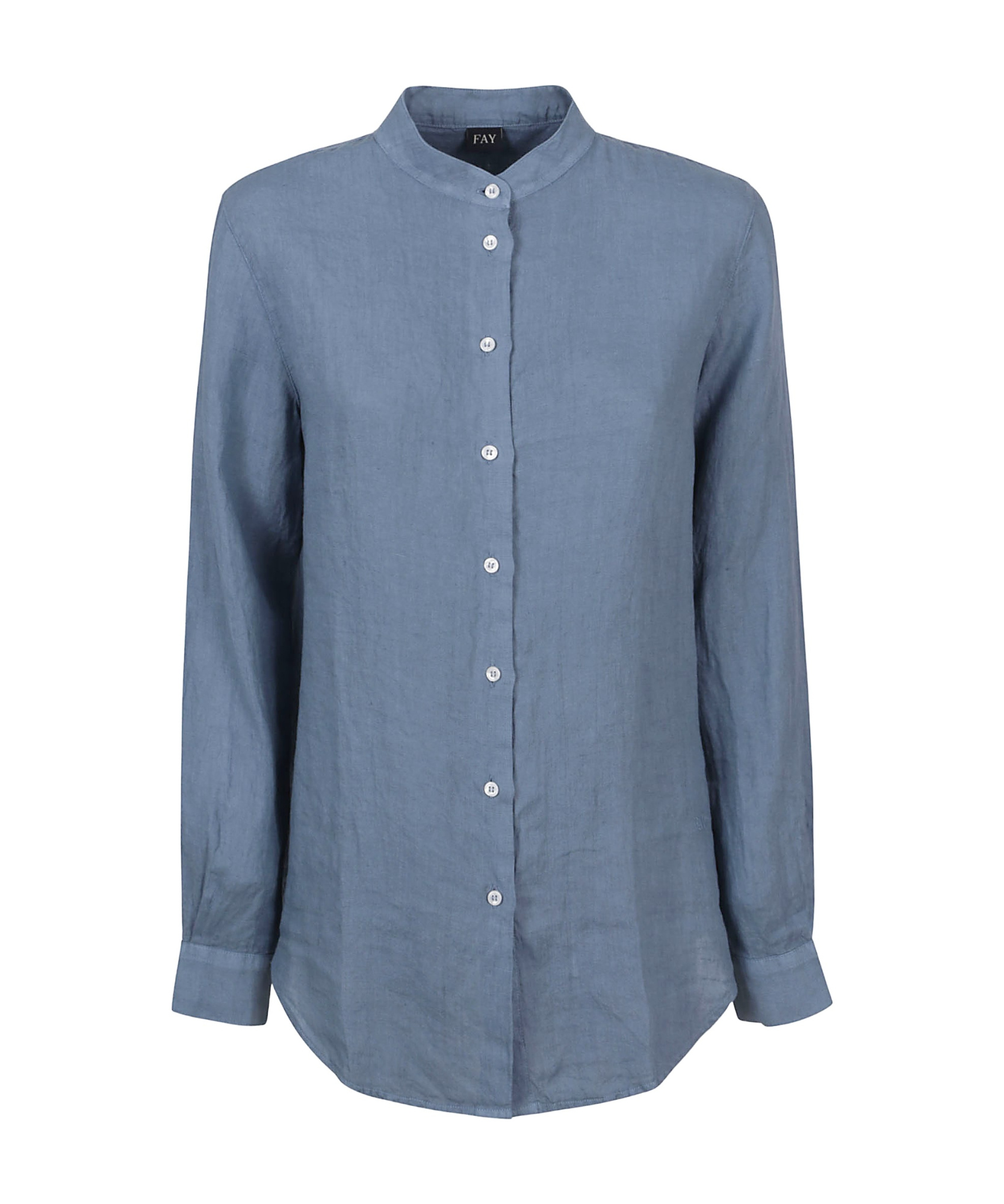 Fay Long Sleeve Top In Blue