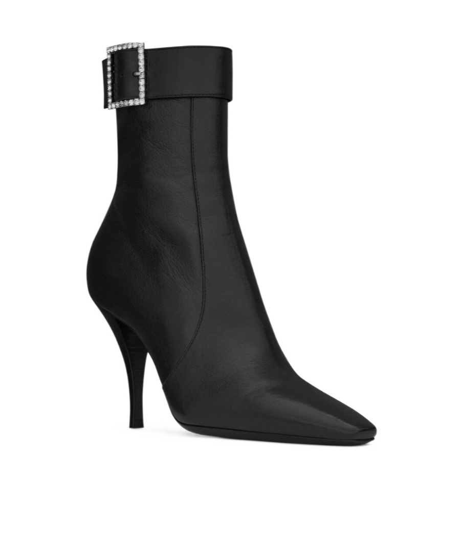 Saint Laurent Claude 90mm Boots In Black