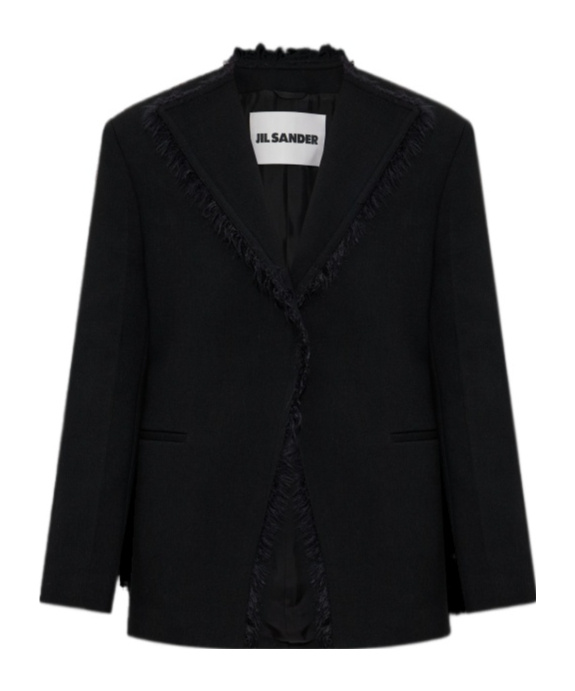 Jil Sander Jacket J03bn0196 J40152-001 In Black