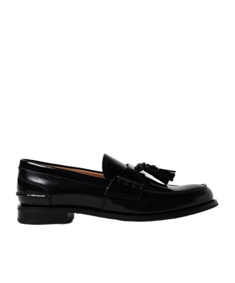 Shop Church's Tassel Loafer Shoes In Black