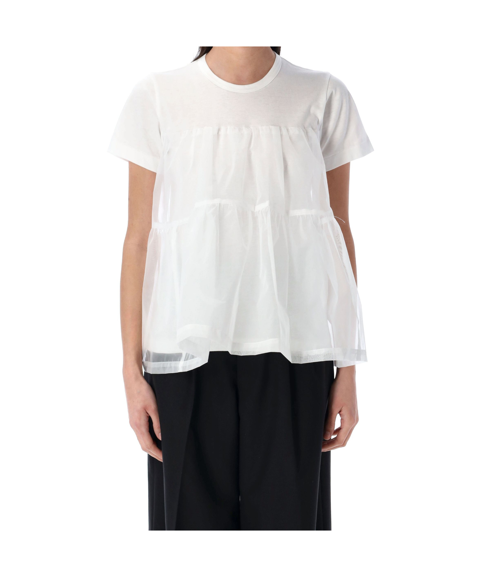 Comme Des Garçons Flounced T-shirt
