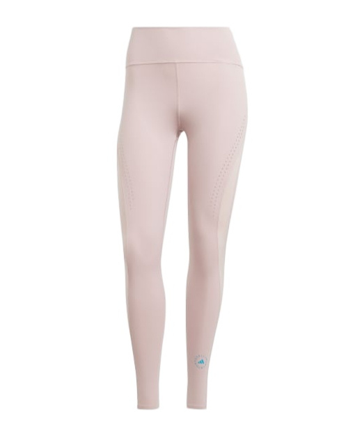 Adidas By Stella Mccartney Logo-print Perforated Leggings In Pink