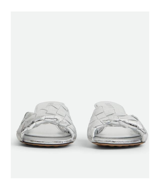 Bottega Veneta Open-toed High-heeled Sandals In Gray