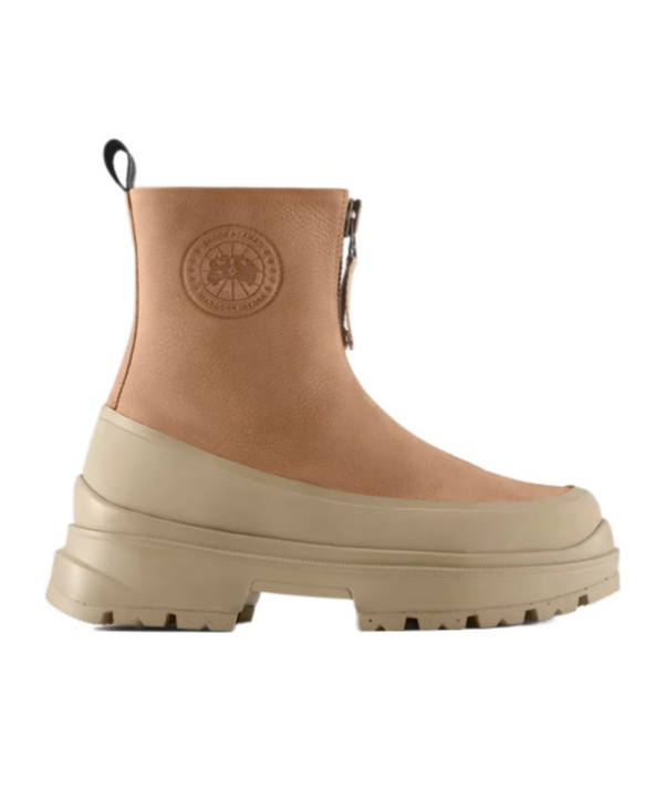 Canada Goose Kya Zip Ankle Boots In Brown