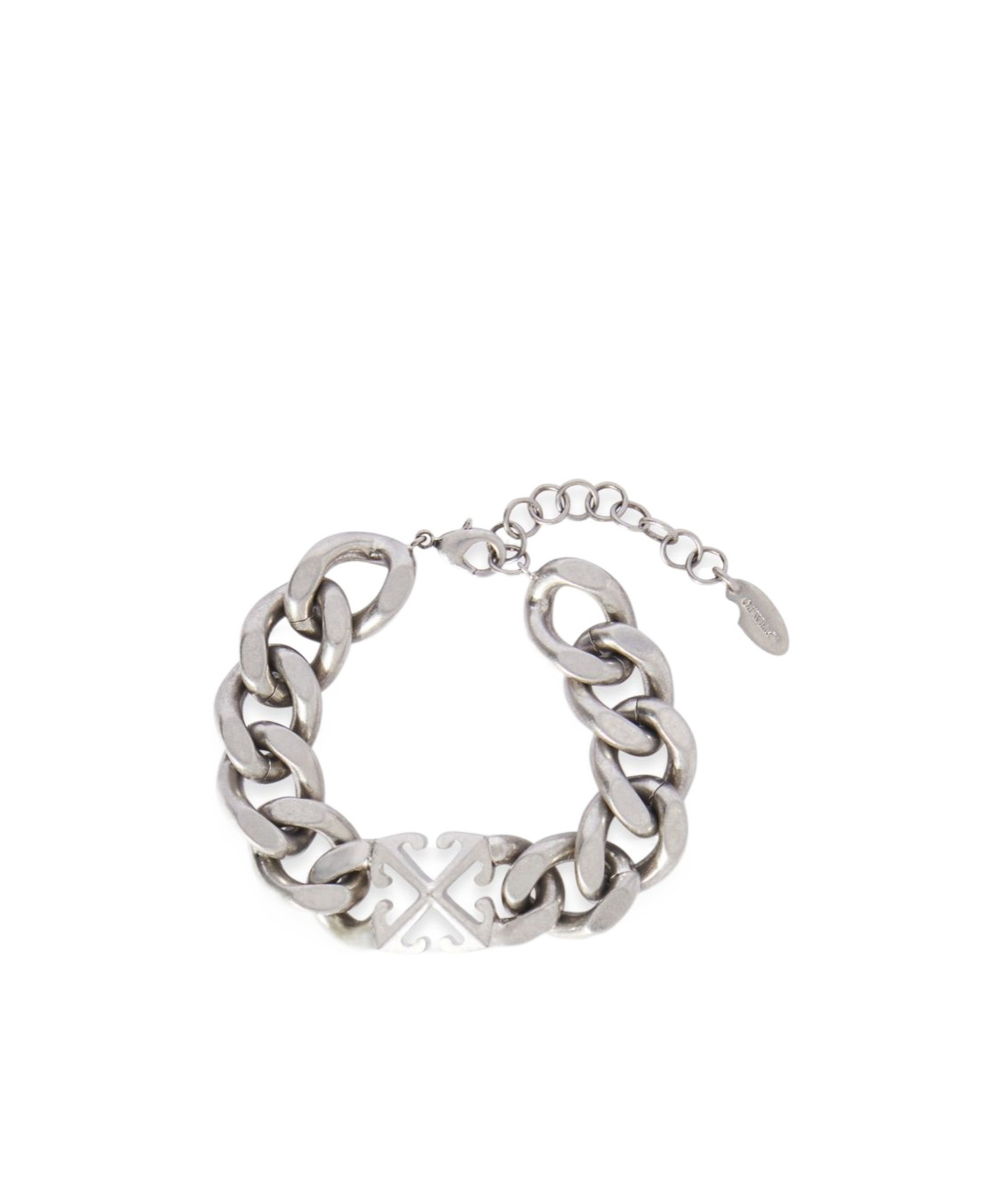 Off-white Arrows-motif Chain Bracelet In White
