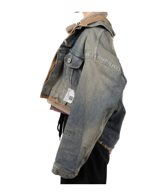 Miharayasuhiro Blue Triple Layered Denim Jacket In Blue