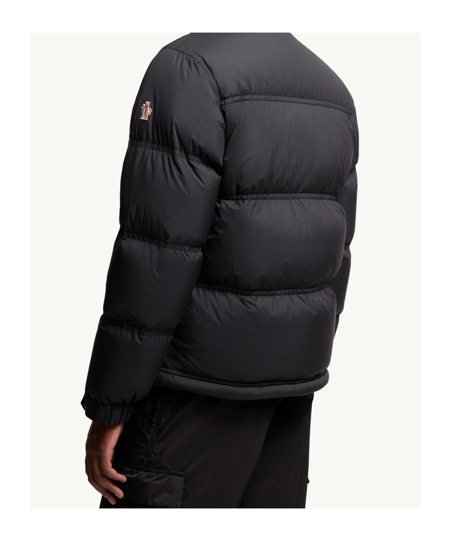 Moncler Grenoble Sernur Button-up Puffer Jacket In Black