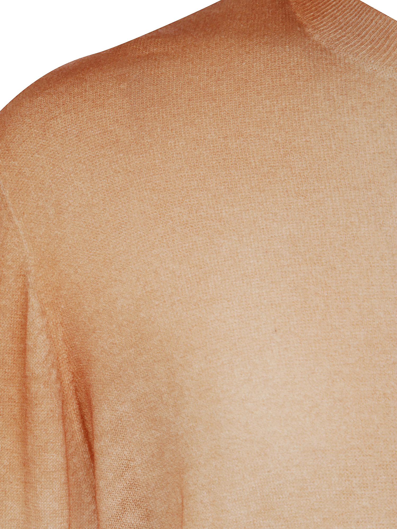 Avant Toi Two Colors Ultralight Cashmere And Wool Round Neck Pullover In Nude