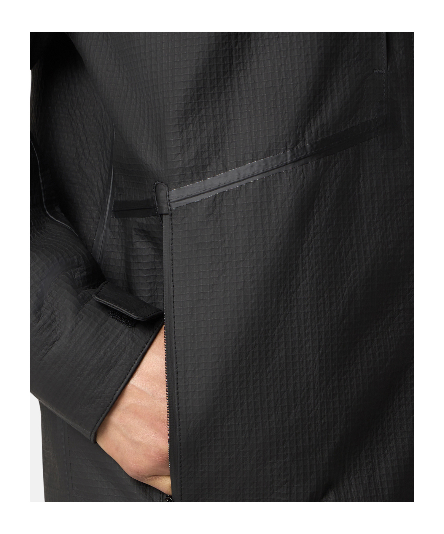 Stone Island Padded Parka With Waterproof Details And Anti-drop In Black
