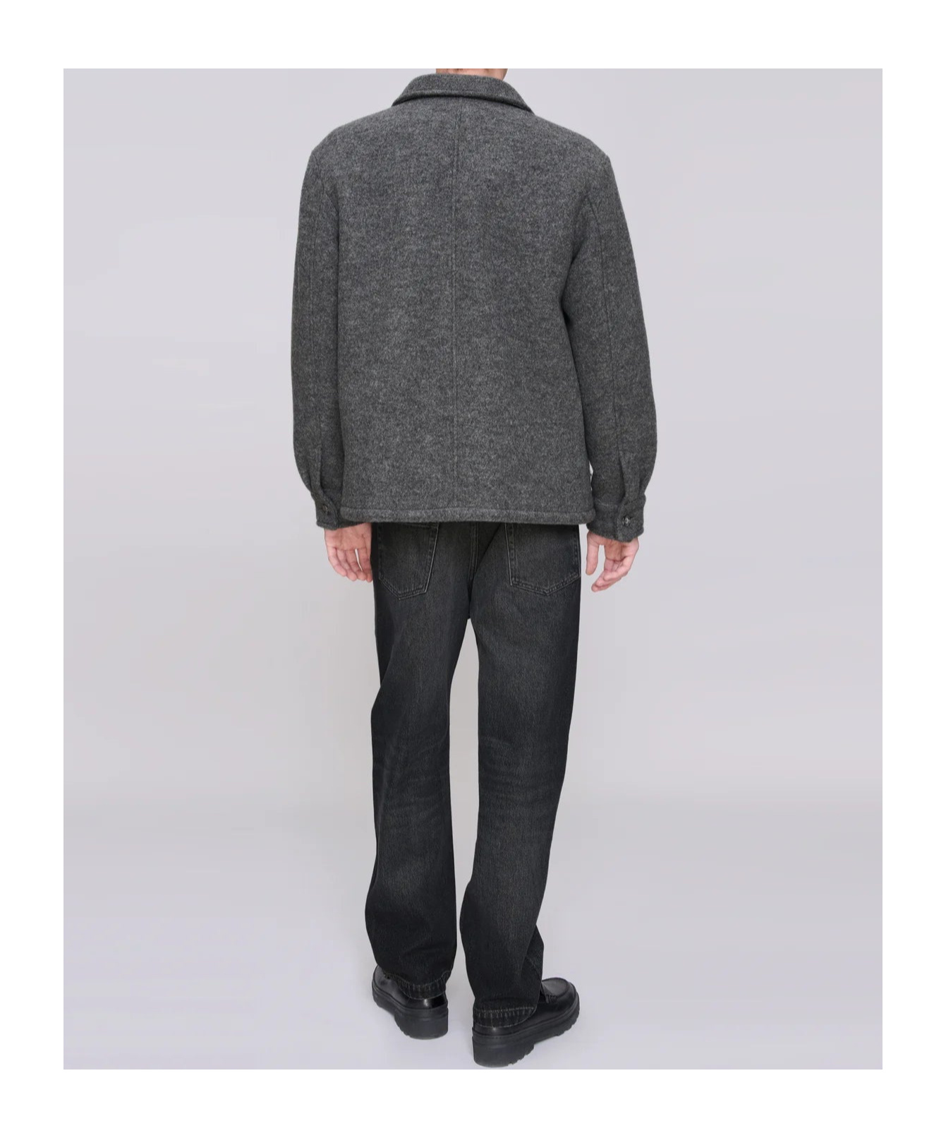 Apc Long-sleeved Jacket In Gray