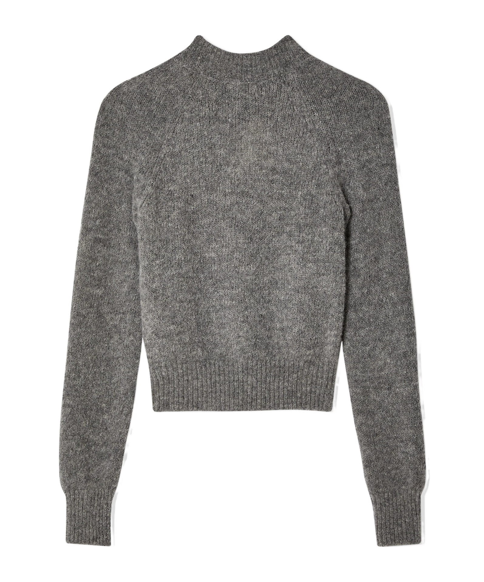Shop Dries Van Noten Round-neck And Long-sleeved Sweater In Gray