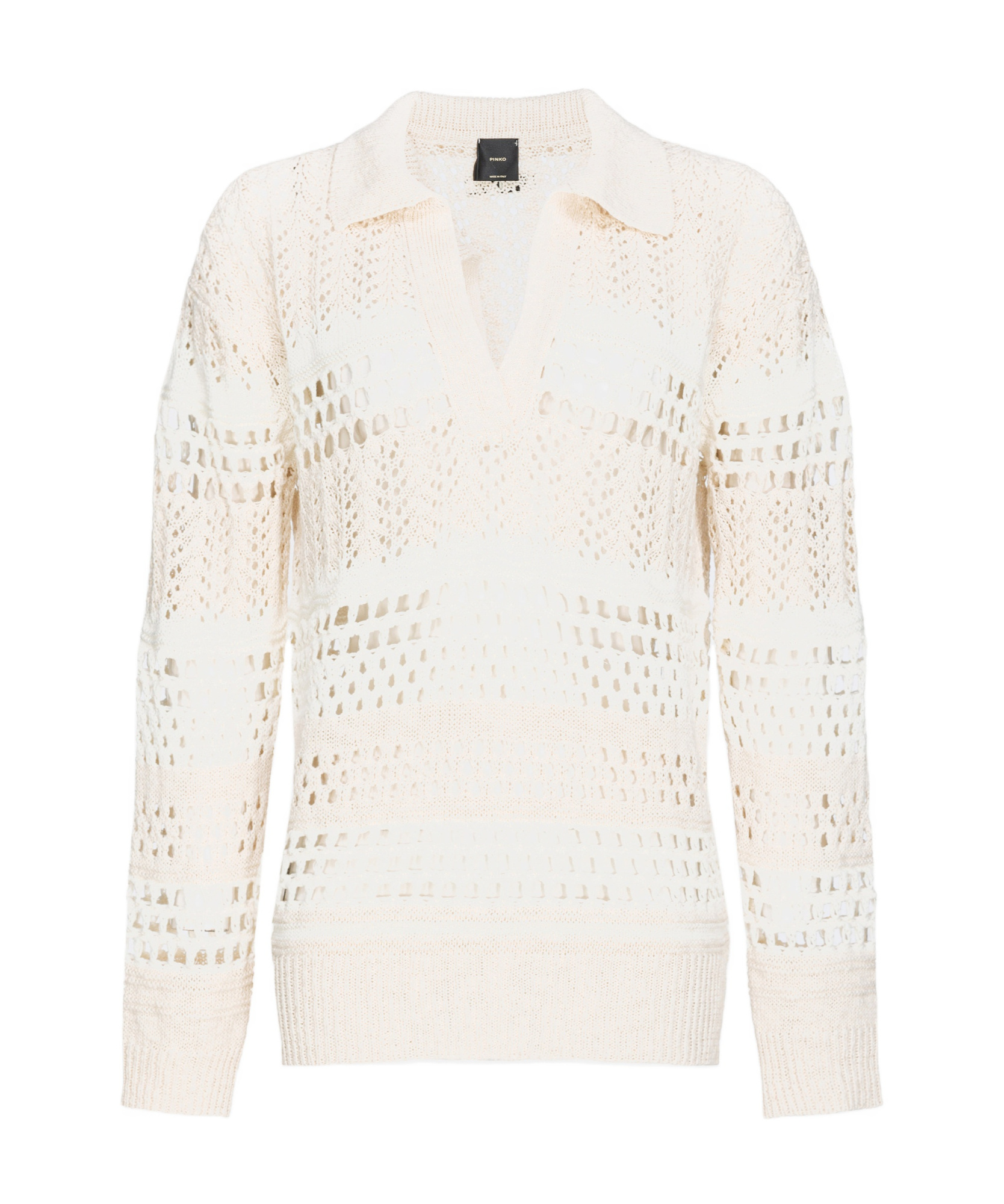 Pinko Long-sleeved Sweater In White