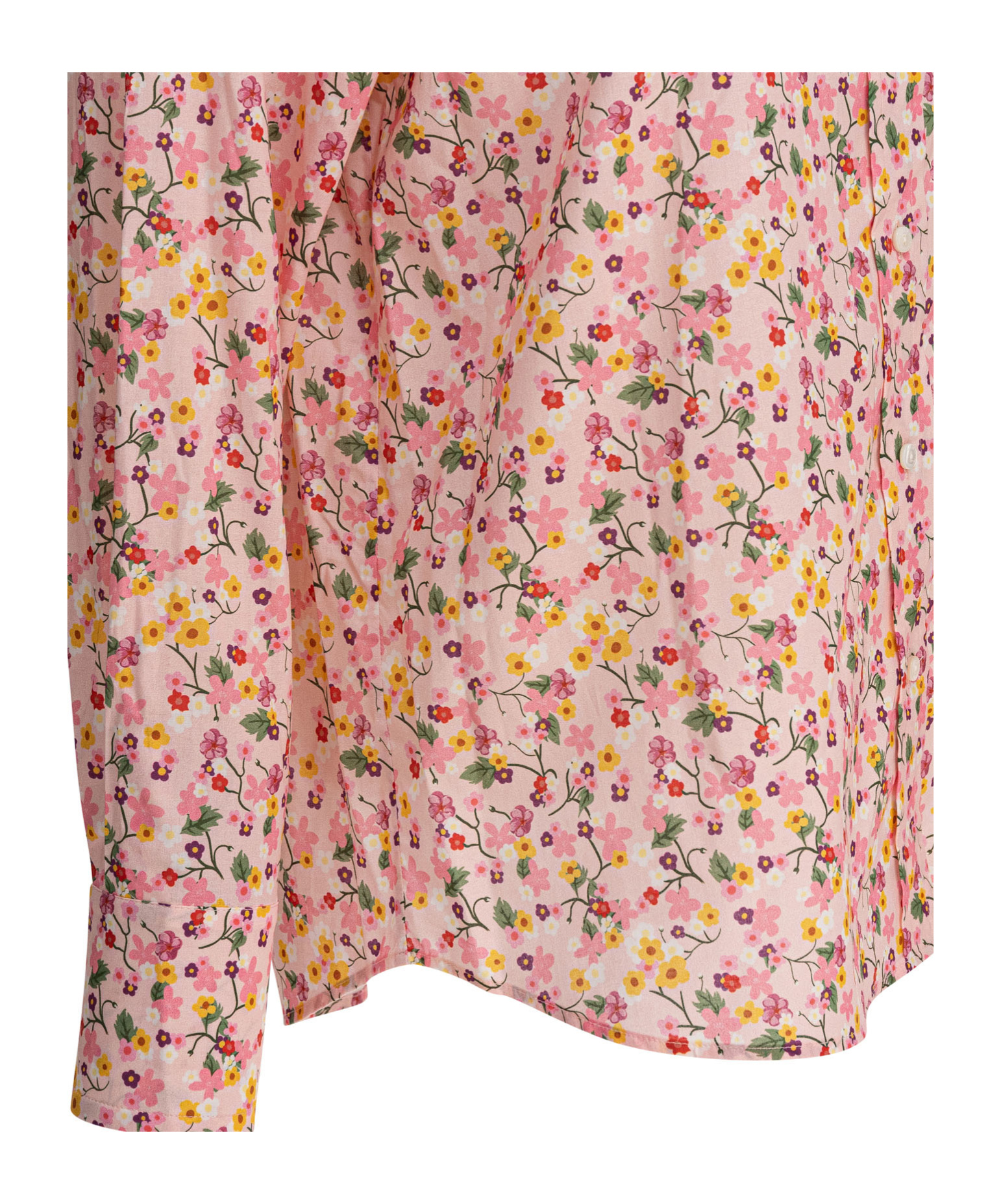 Ines De La Fressange Floral Pattern Long-sleeve Shirt In Pink