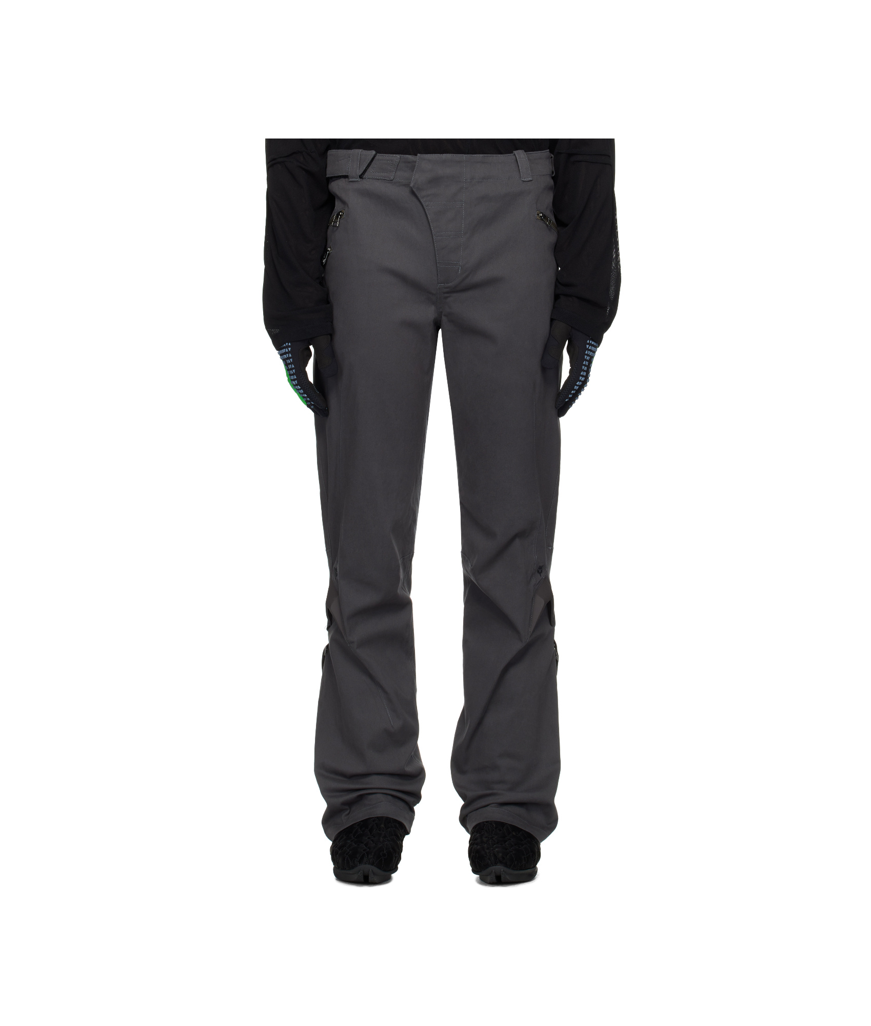 Kiko Kostadinov Gray Fox Racing Edition Fox Trousers In Black