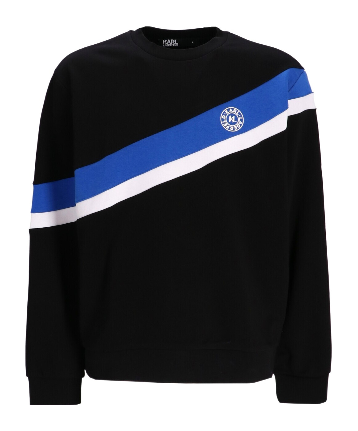 Karl Lagerfeld Crew-neck Sweatshirt In Black