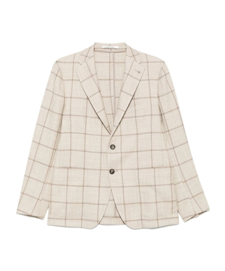 Tagliatore Long-sleeved Suit Jacket In Neutral