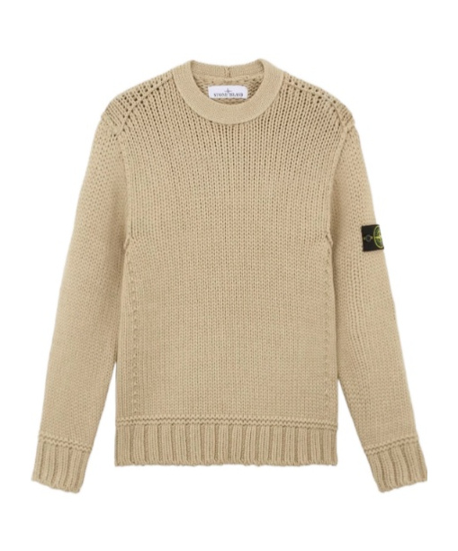 Stone Island Round Neck Sweater In Black