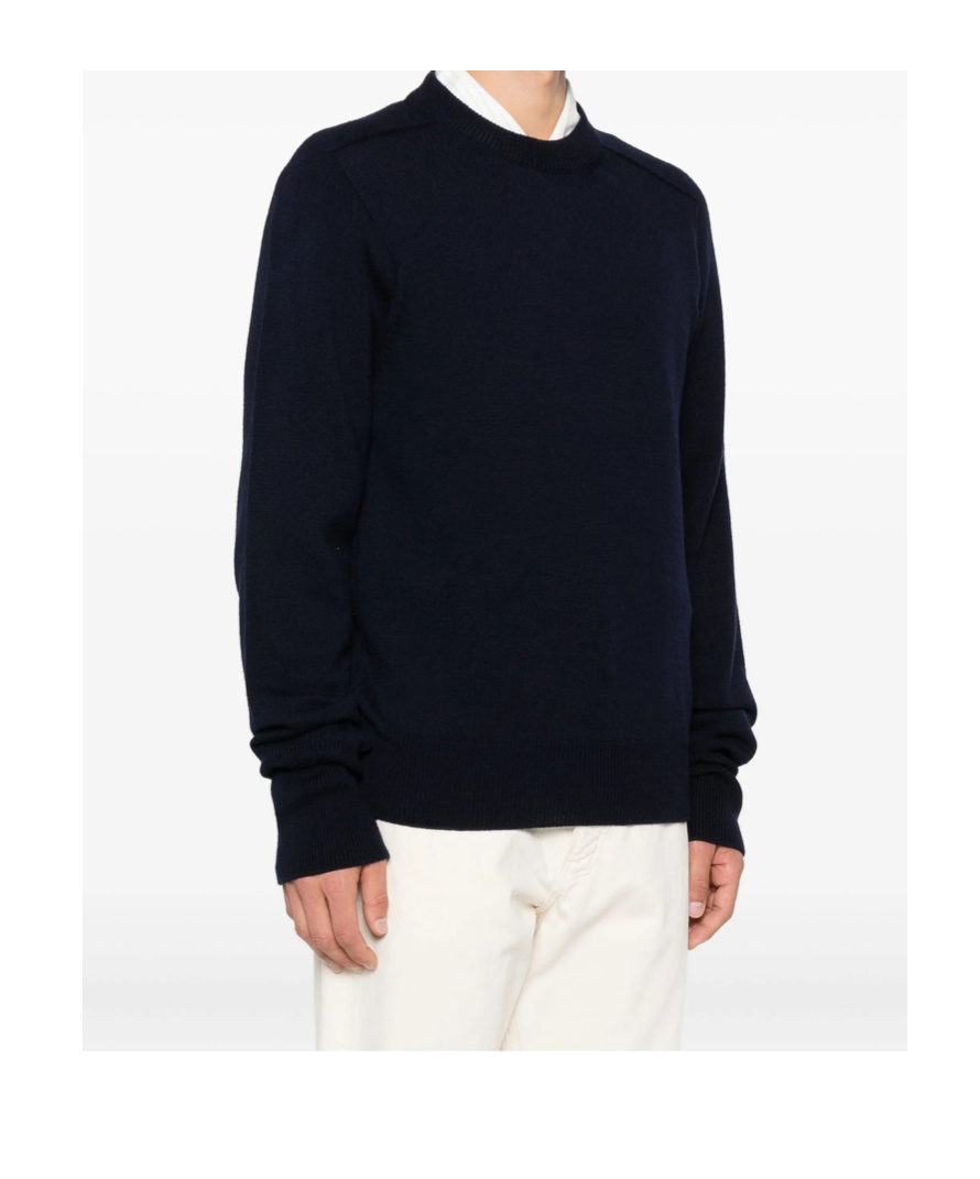 Studio Nicholson Merino Wool Sweater In Black