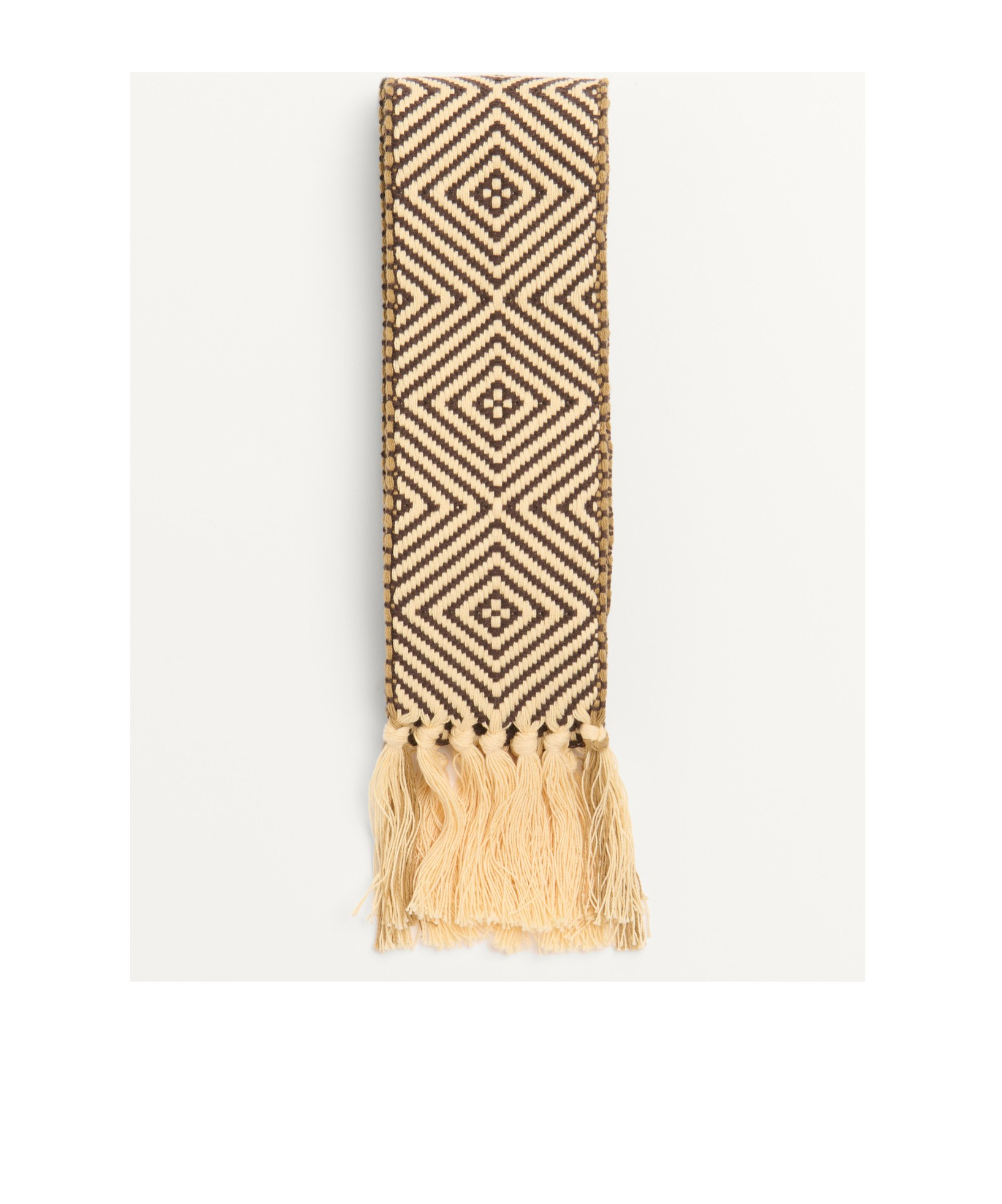 Valentino Fringed Scarf In Nude