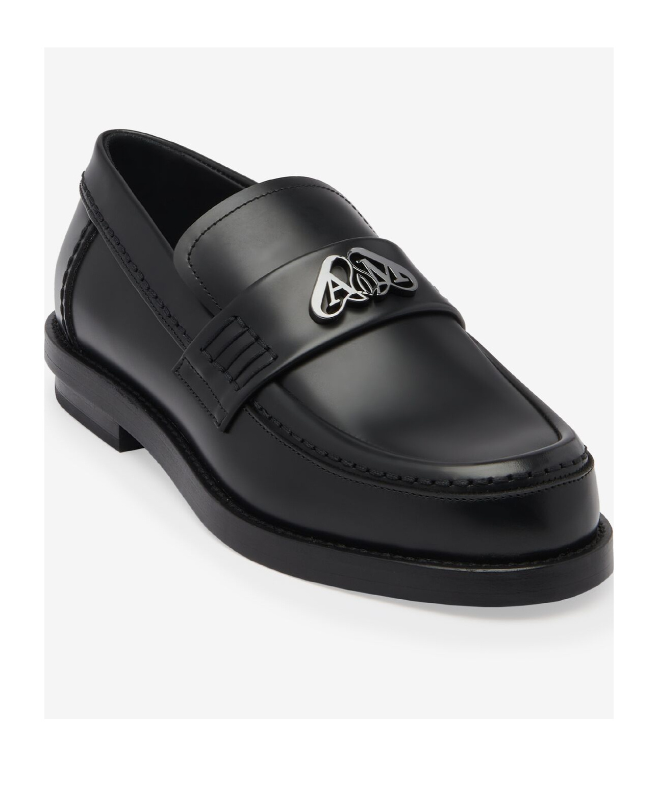 Alexander Mcqueen Seal Loafer In Black