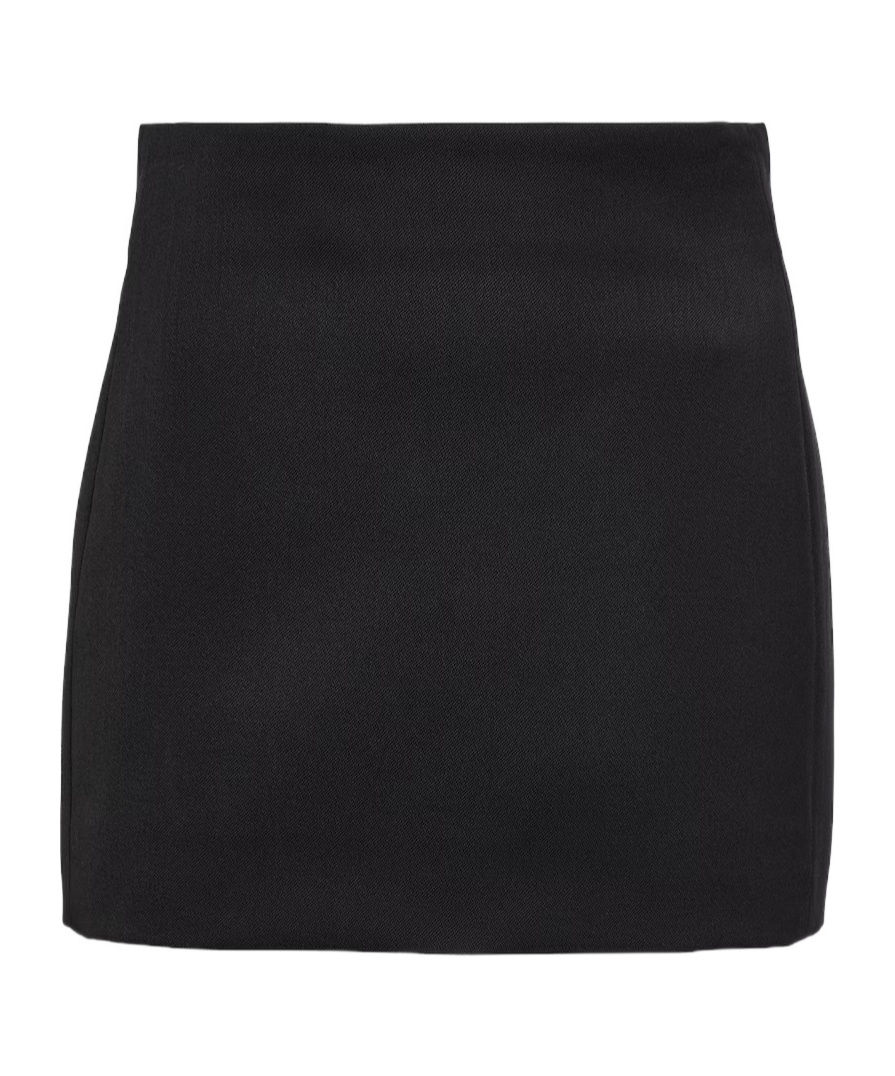 Wardrobe.nyc High-waisted Straight Skirt In Black