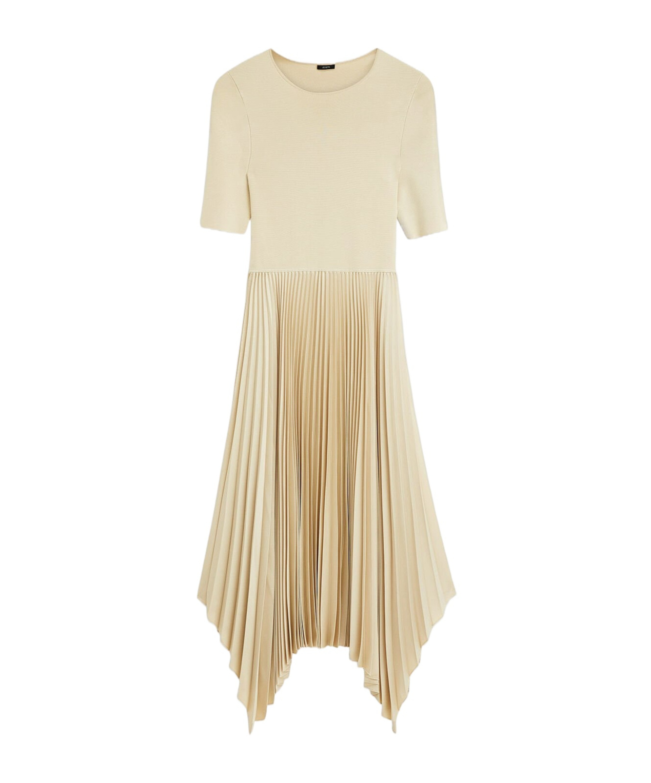 Joseph Short Sleeve Dress In Nude