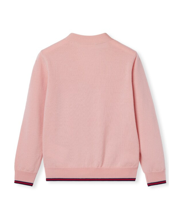 Gucci Cardigan With Ribbon In Pink