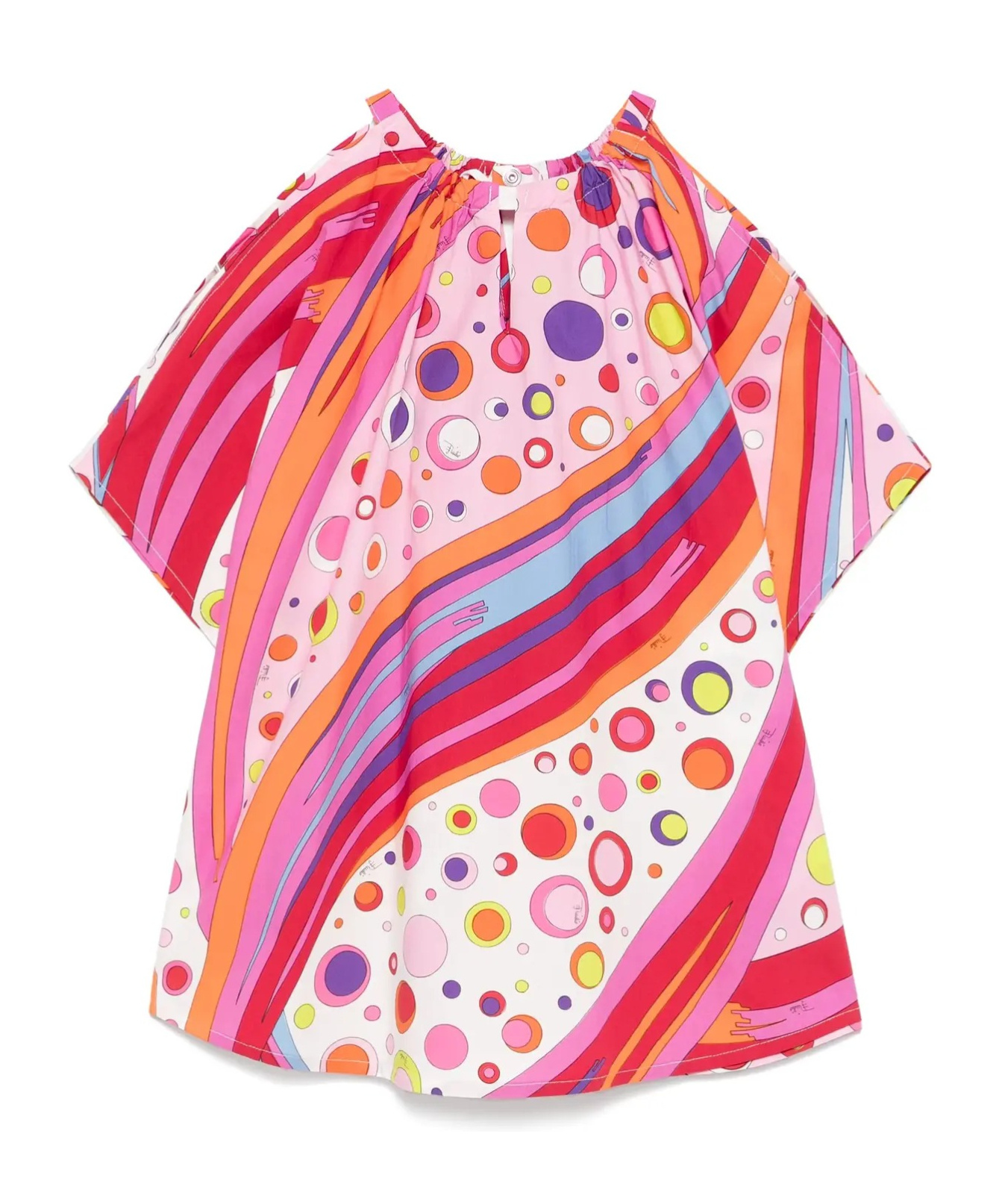 Emilio Pucci Keyhole Neck Printed Dress