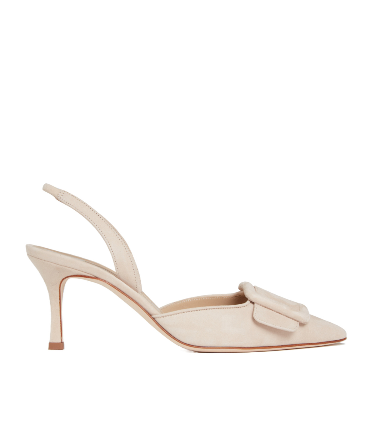 MANOLO BLAHNIK SLINGBACK HIGH HEEL SANDALS