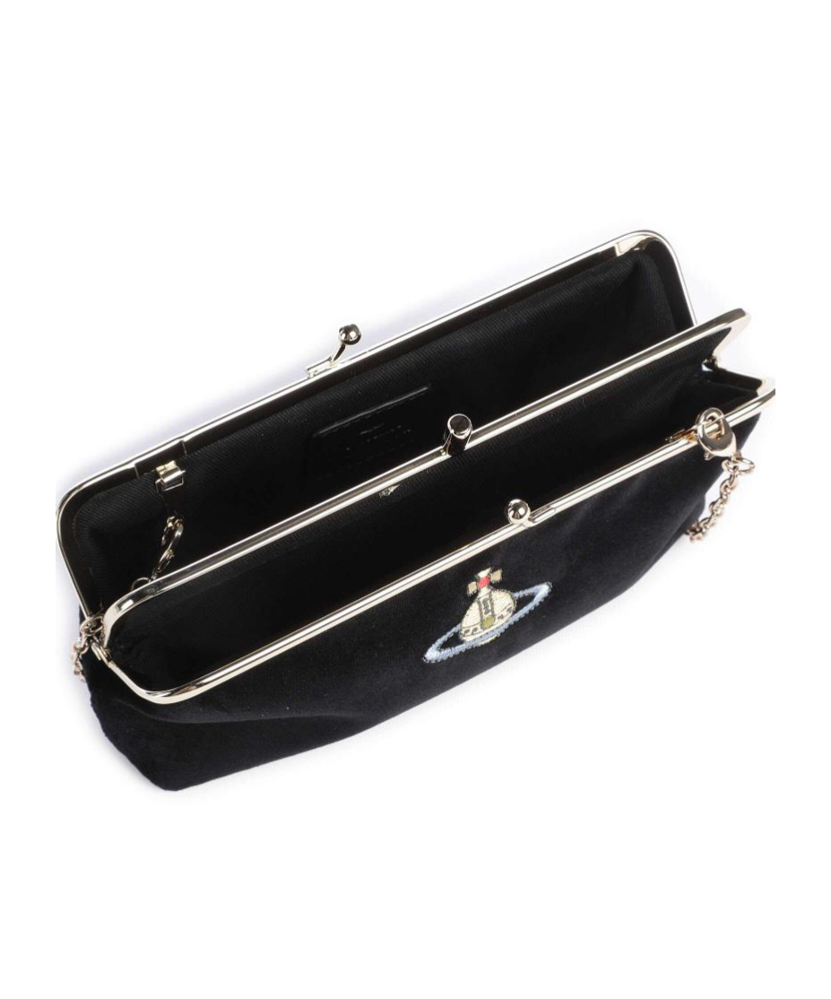 Vivienne Westwood Db Frame Shoulder Bag In Black