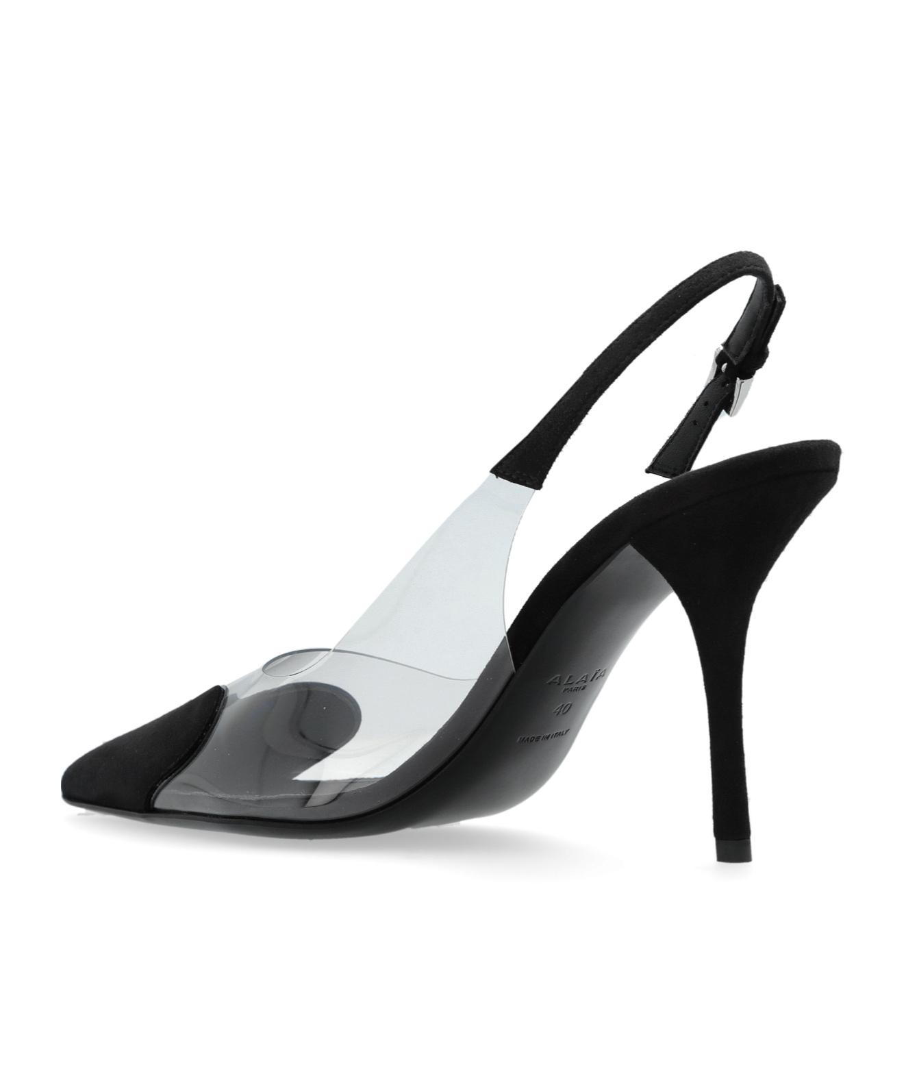 Alaïa Alaia Slingback Heel Le Coeur Lat. Black
