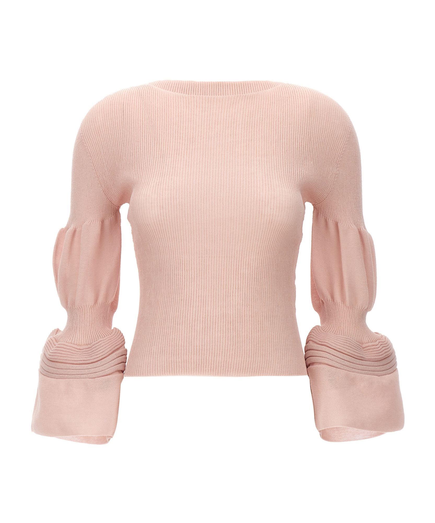 Issey Miyake Pink Assemblage Branch Top In Nude