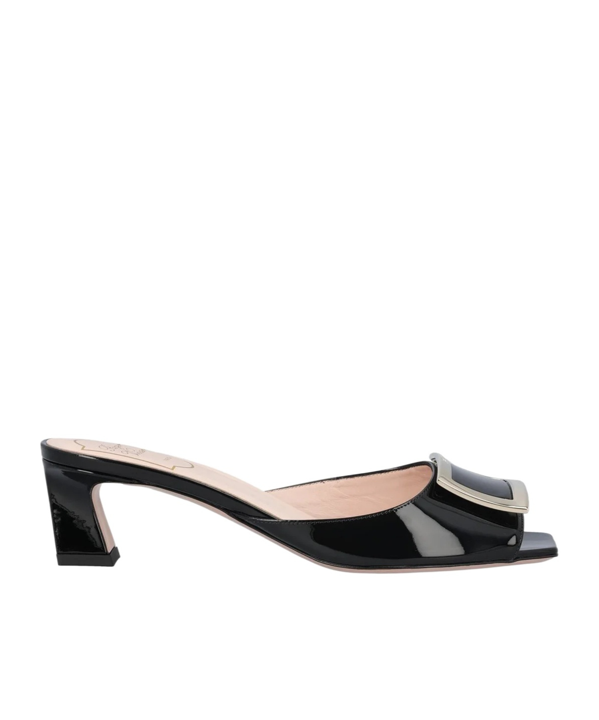 ROGER VIVIER ROGER VIVIER LOGO ENGRAVED SLIP-ON MULES