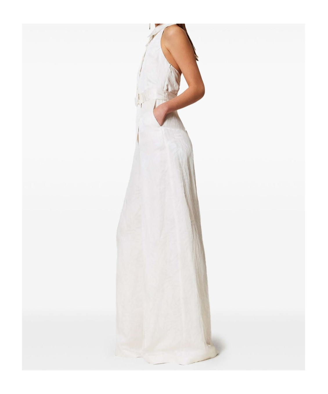 Shop Twinset Halterneck Jumpsuit