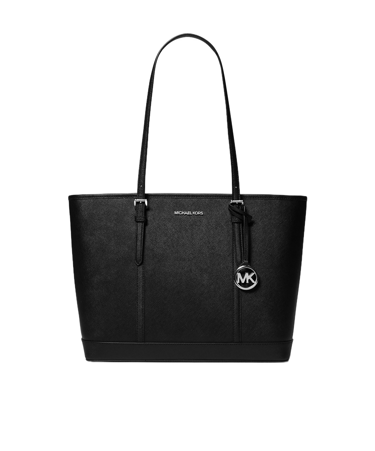Michael Kors Jet Set Travel Large Handbag In Black