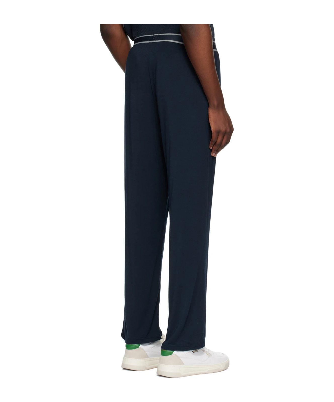 Shop Hugo Boss Elastic Waist Sweatpants In Black