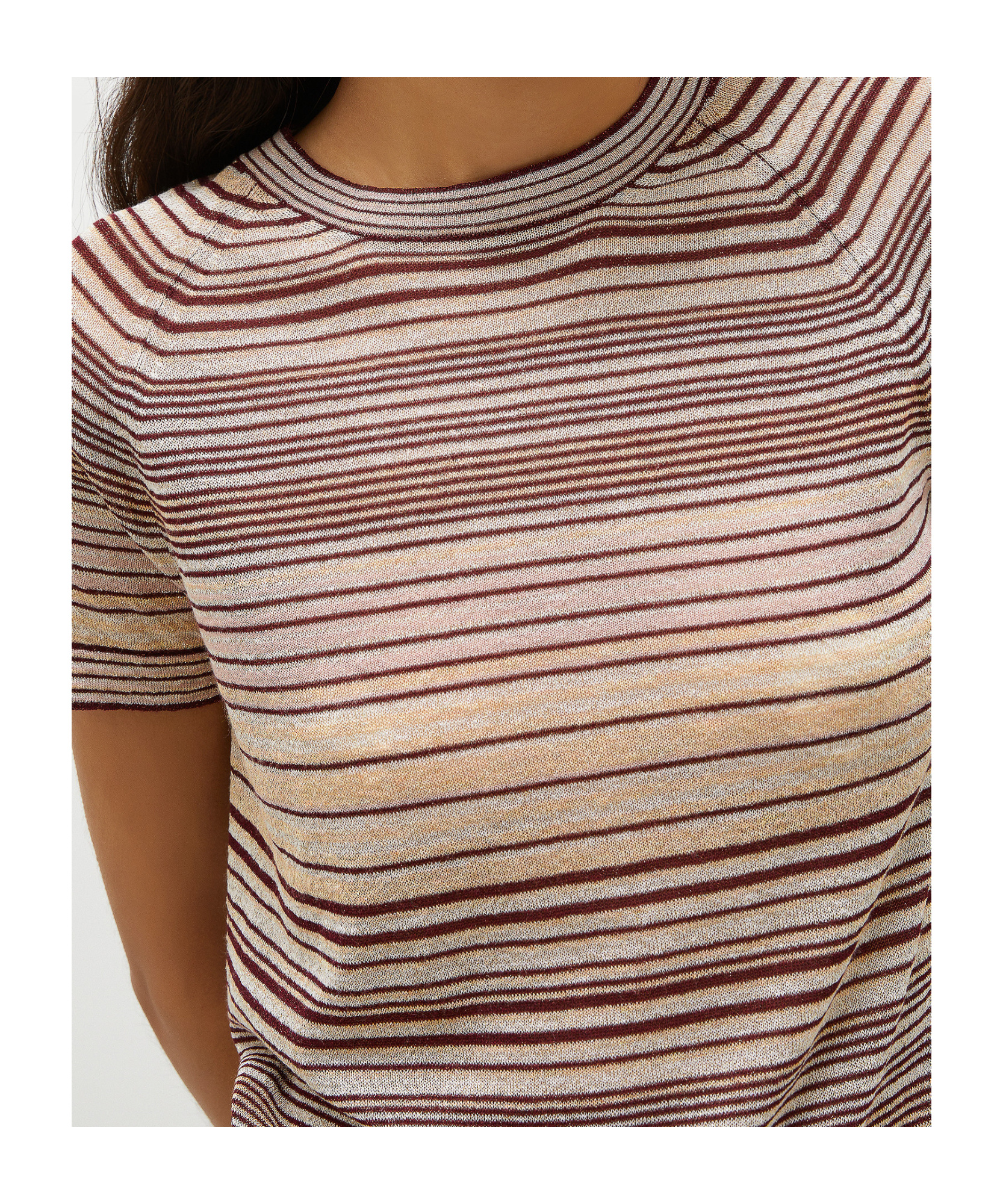 Marella Viscose And Lurex T-shirt