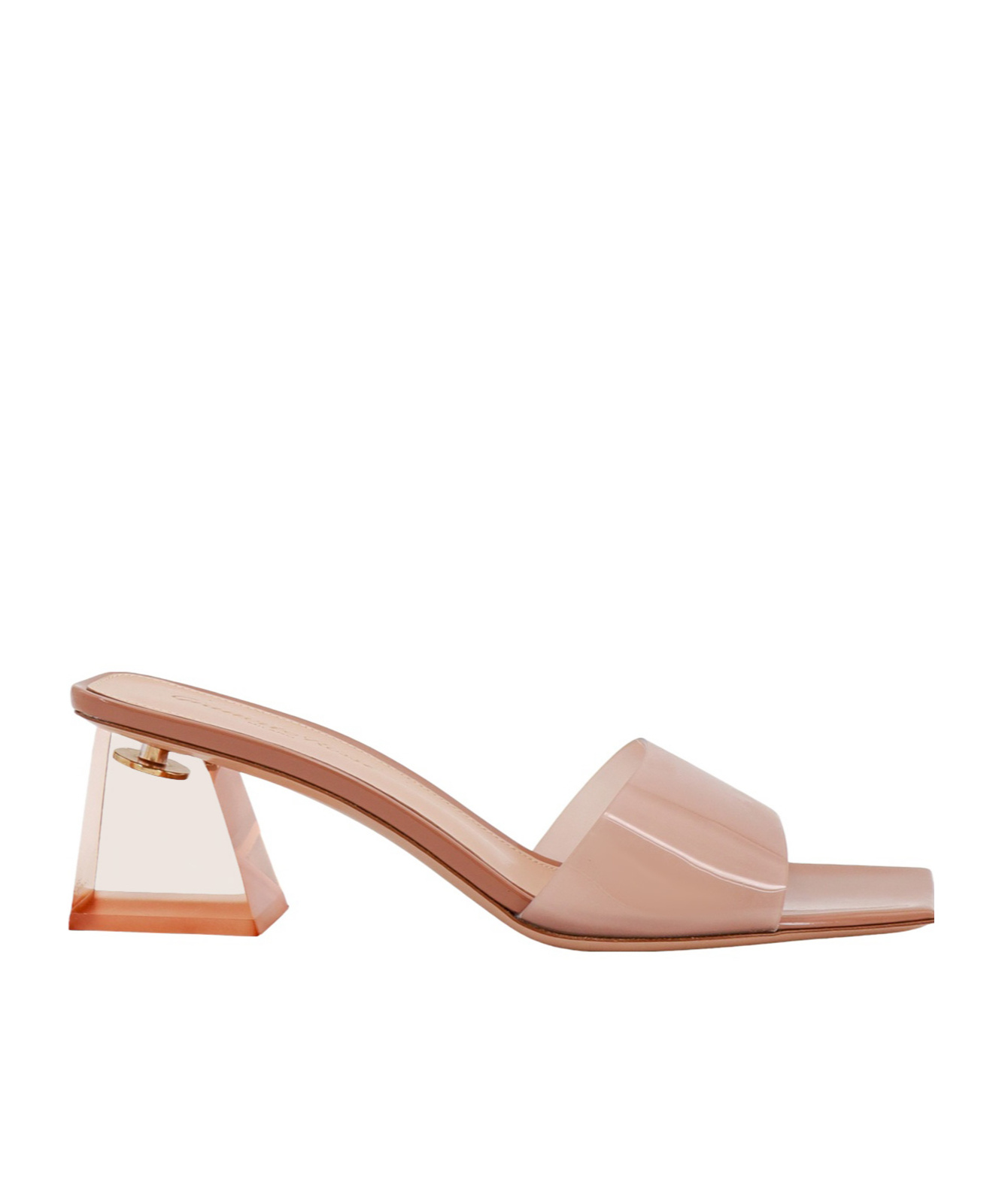 Gianvito Rossi 55mm Pvc Sandals In Nude