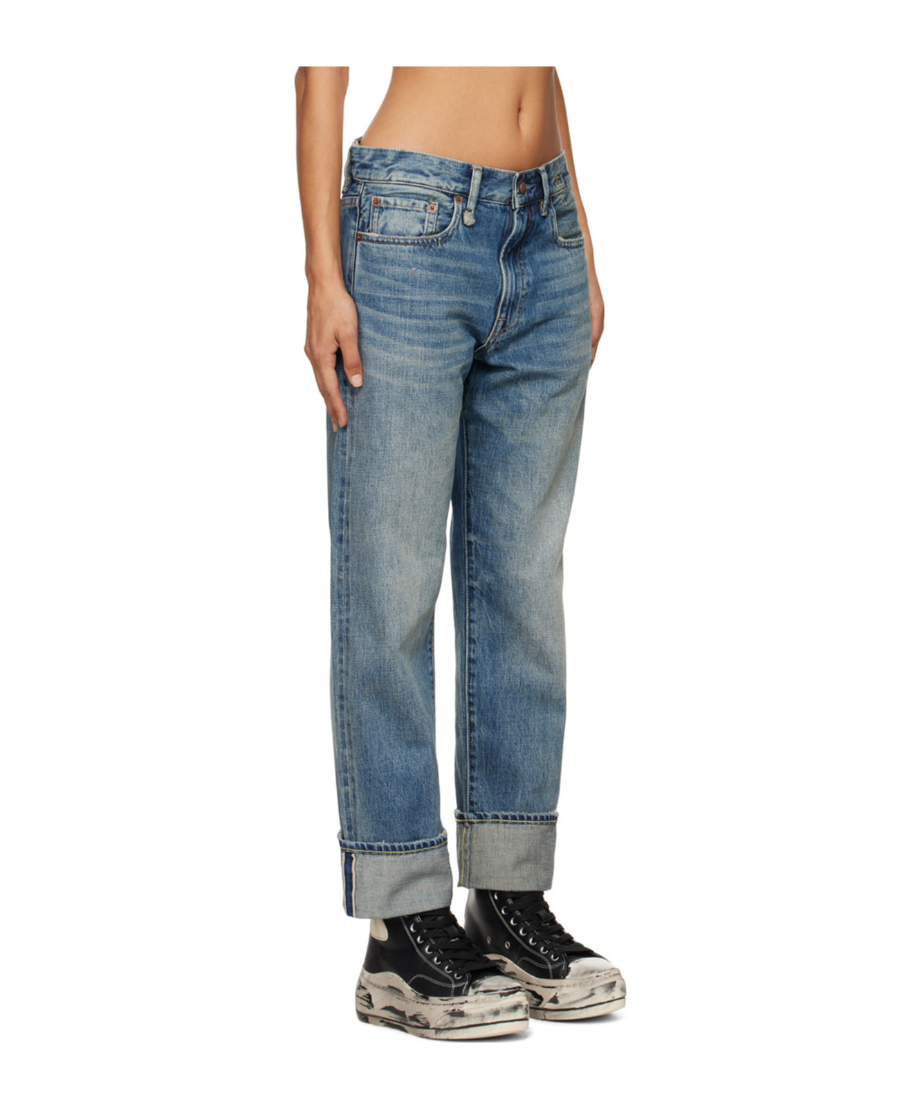 R13 BOYFRIEND JEANS PANTS