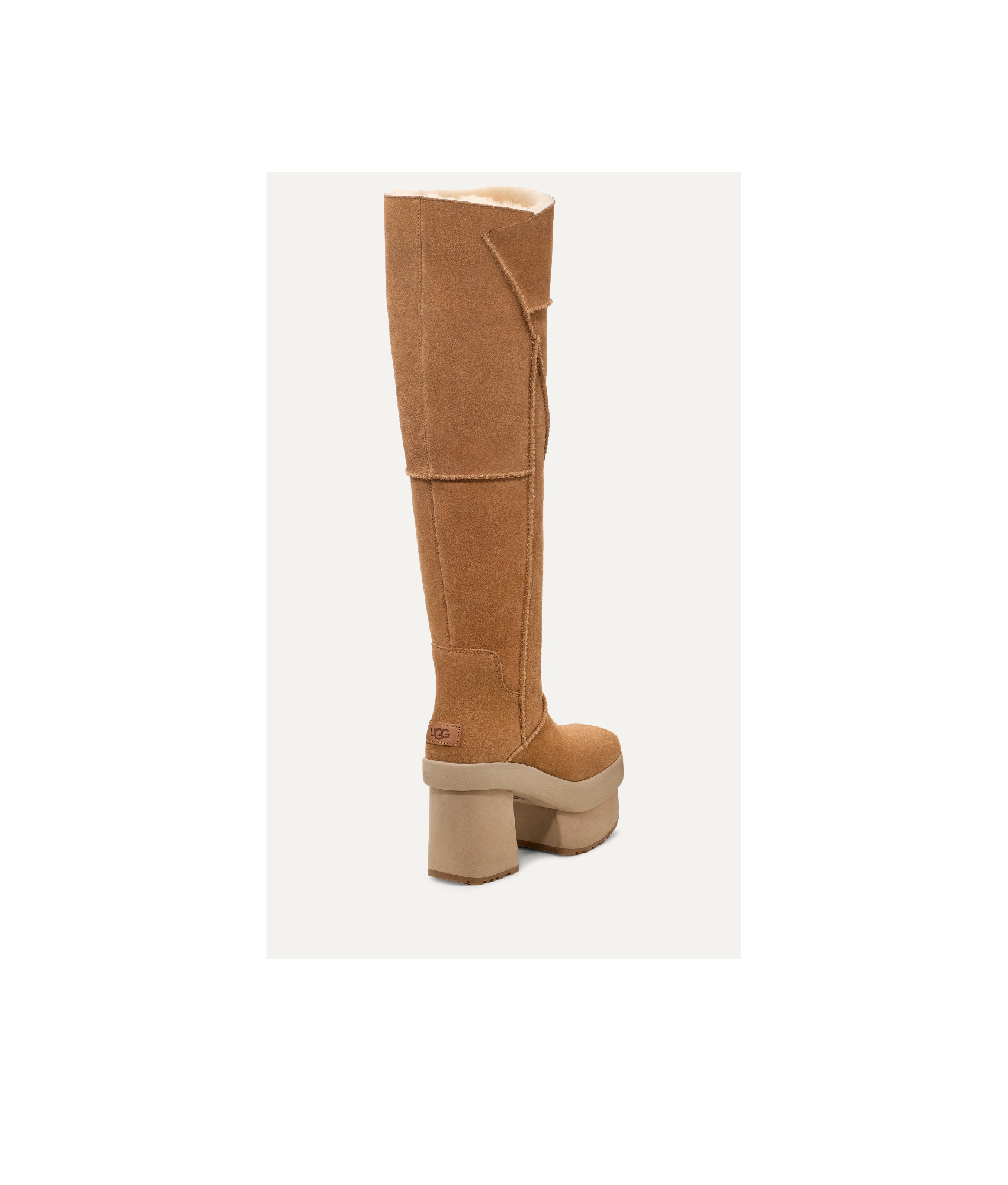 Ugg Square-toed Boots In Brown