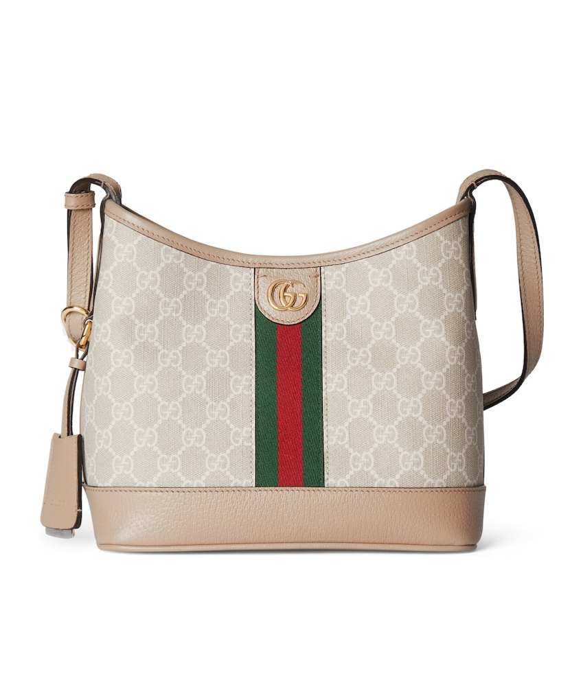 Gucci Ophidia Gg Small Shoulder Bag In White