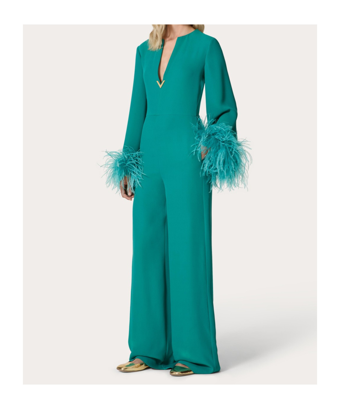 VALENTINO LONG-SLEEVED JUMPSUIT 