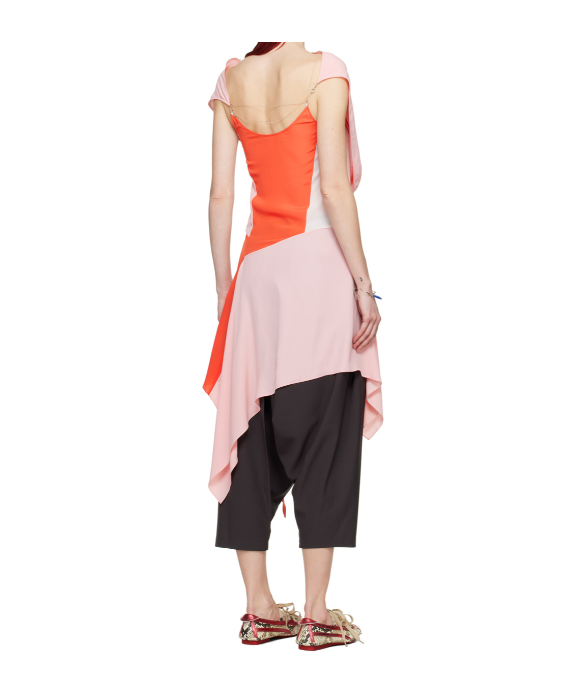 Kiko Kostadinov Midi Dress In Multi