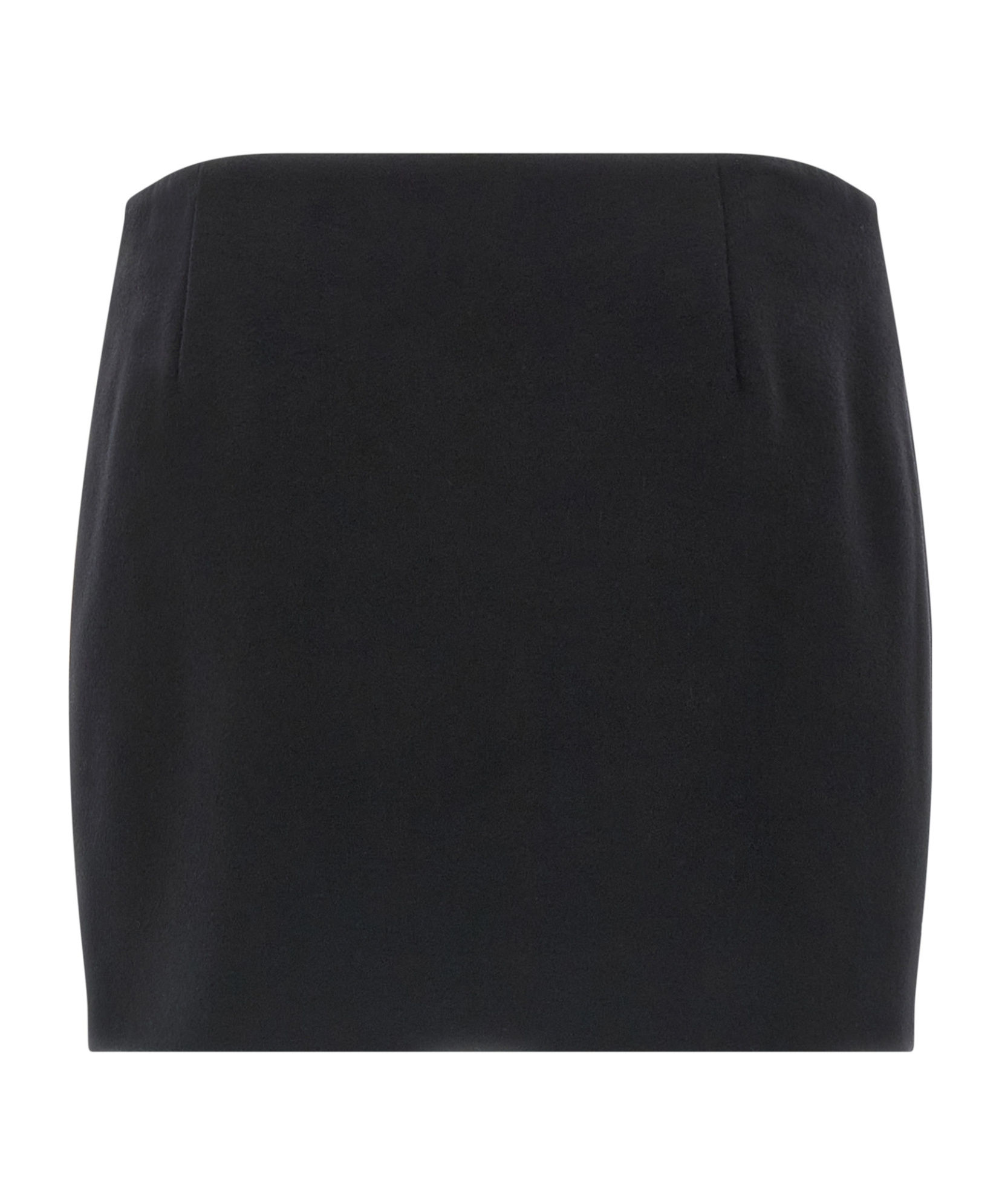 Ferragamo Flap-pocket Mini Skirt In Black