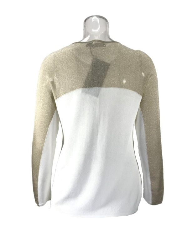 Max Mara Long-sleeved Cardigan In White